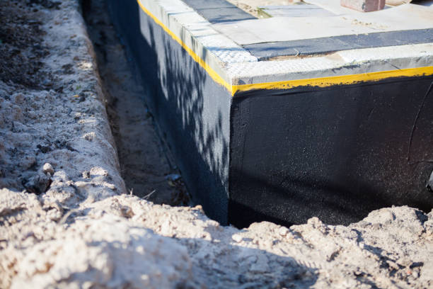 Residential Foundation Crack Repair installation at a West Newton, IN home by SJ Waterproofing Pros